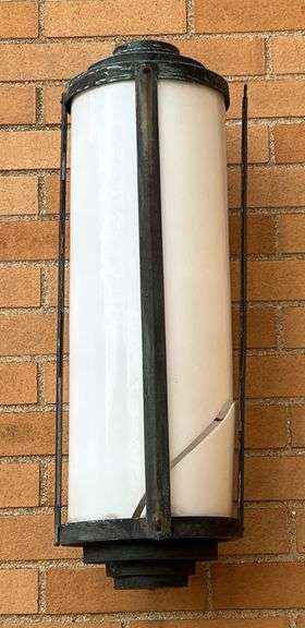 Art Deco Exterior Cylinder Lighting