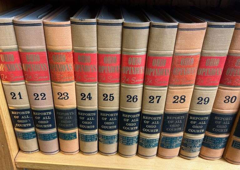 OHIO Opinions 2nd Series Volumes 1-75