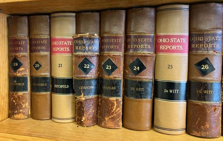 Ohio State Reports Volumes 1-37