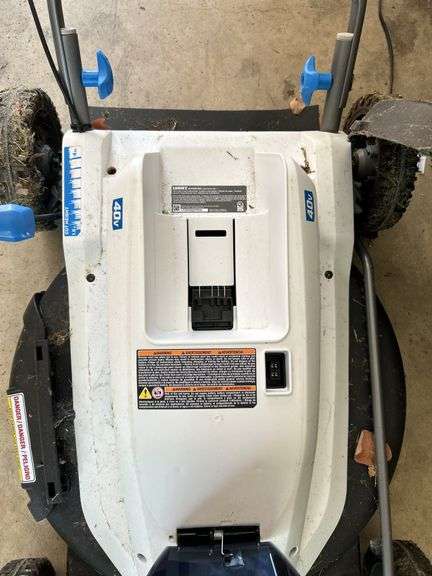 Hart 40v Push Lawn Mower & 40v Weed Eater
