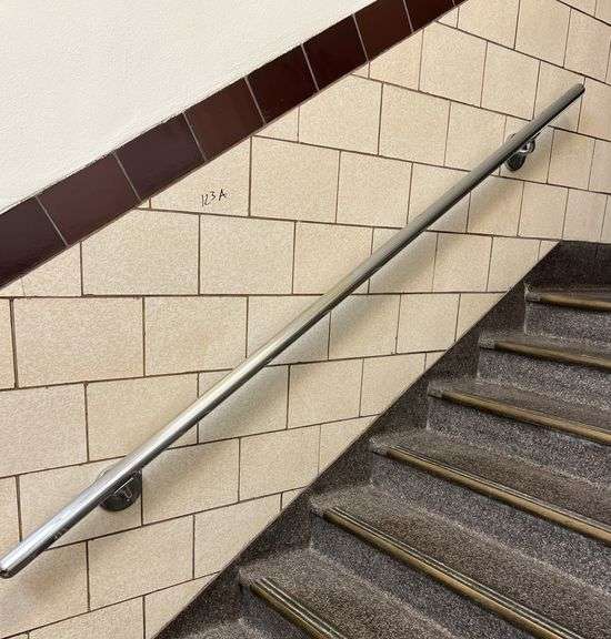 Hand Rails Located on Steps Near City Managers Office