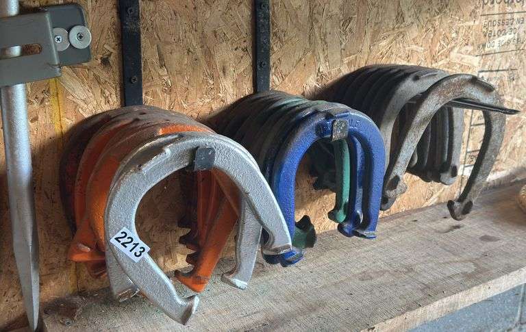 Assortment of Horseshoes & Stakes