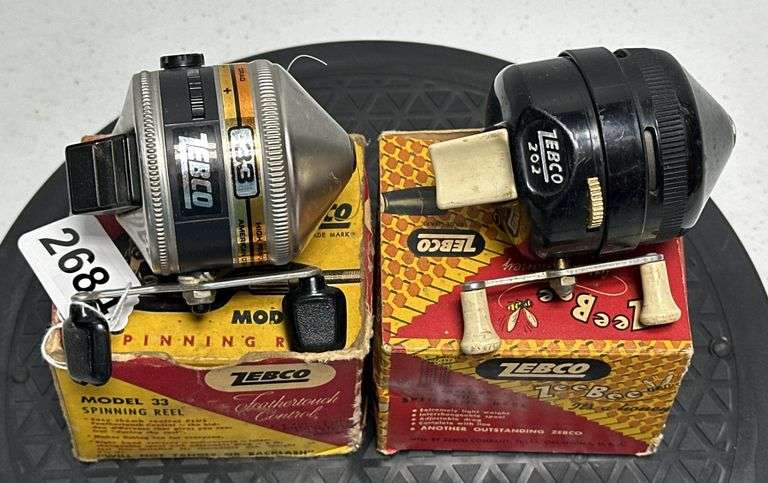Zebco ZeeBee & Model 33 Spinning Reels