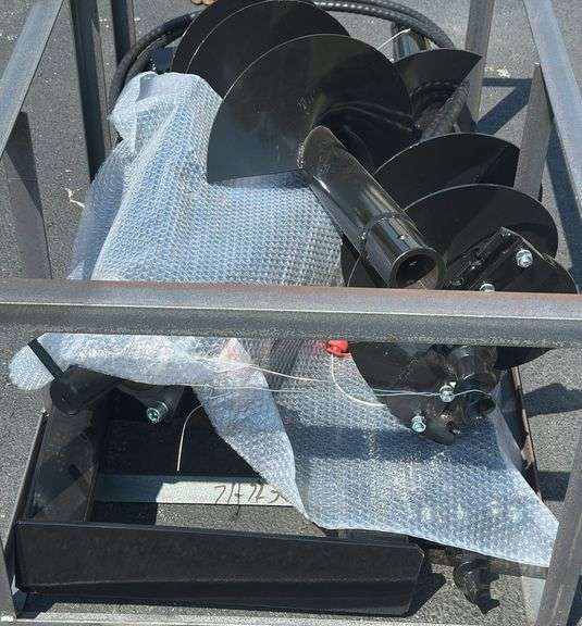 Mower King SSECAG-Y Skid Loader Auger Attachment & Bits