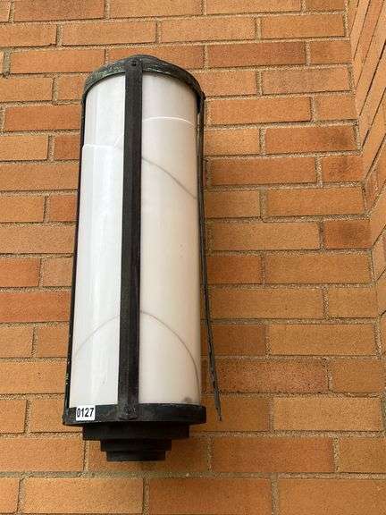 Art Deco Exterior Cylinder Lighting