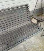 Wooden Bench Swing