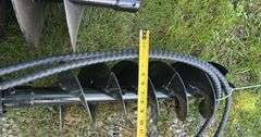Mini Excavator Auger Attachment & Bits