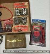 Digital Multimeter & Assorted Electrical Supplies & Tools