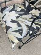 Pair Metal Rocking Porch Chairs