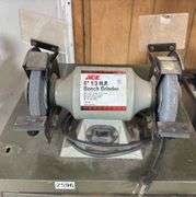 Ace 6” 1/3 HP Bench Grinder & Rolling Cabinet
