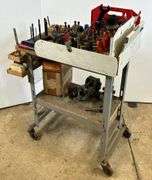 Bridgeport Tools & Bits On Rolling Cart