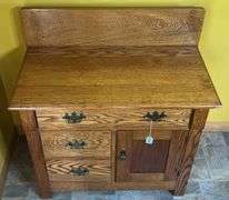 Oak Dry Sink