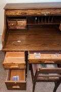 Winners Only Inc Roll Top Desk & Chair