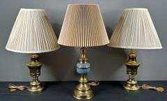 3 Brass Lamps