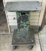 Cast Iron Base on Wheels