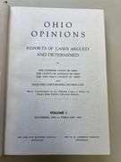 OHIO Opinions Annotated Volumes 1-60