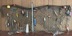 Decorative Fishing Net, Lures, & Misc.