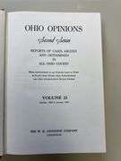 OHIO Opinions 2nd Series Volumes 1-75