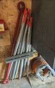 Assortment of Horseshoes & Stakes