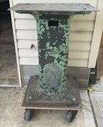 Cast Iron Base on Wheels