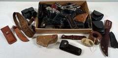 Assortment of Leather Holsters