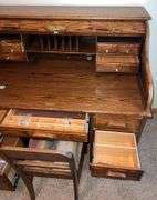 Winners Only Inc Roll Top Desk & Chair