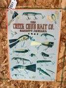 Heddon & Creek Chub Bait Tin Signs