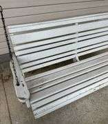 Wooden Bench Swing