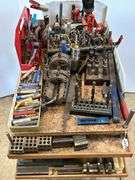 Bridgeport Tools & Bits On Rolling Cart