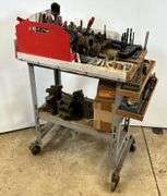 Bridgeport Tools & Bits On Rolling Cart