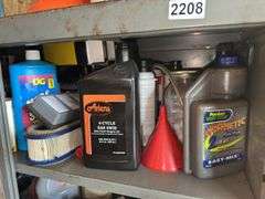 Garage Fluids & Cabinet Contents