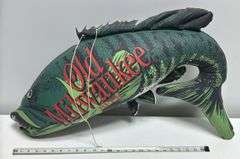 Old Milwuakee Beer Blow Up Fish Advertising