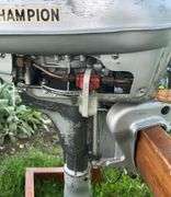 Champion Motors Company Blue Ribbon 2-Cycle Boat Motor