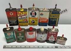 Sunoco, Liquid Wrench, & Misc Oiler Cans
