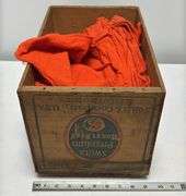Swifts Premium Canned Meats Crate with Shop Rags