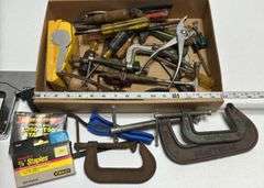 Stapler Gun, Staples, Pliers, & Misc. Tools