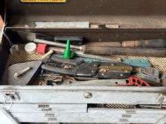 Kennedy Tool Box *with contents* and Kaiser 12 Propane Tank w Pressure Gauge