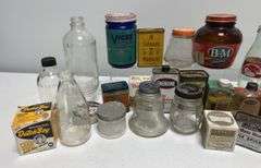 Vintage Glass Bottles & Containers