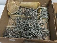 Peg Board Hooks, Craftsman Tool Box & Contents, Snow Scrapers, & Misc.