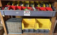 Lot of Assorted Nuts and Bolts In Organizers