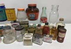 Vintage Glass Bottles & Containers