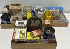 Lot of Misc. Screws, Nails, Hose Clamps, Dog Chain, & Extra.