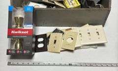 Tool Box with Electrical Outlets, Switches, & Supplies