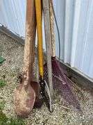 Post Hole Digger, Extended Limb Cutter, & Misc. Outdoor Tools