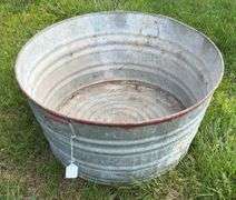 Galvanized Wash Tub