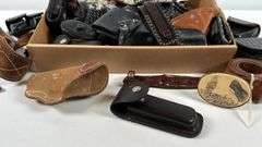 Assortment of Leather Holsters