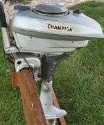 Champion Motors Company Blue Ribbon 2-Cycle Boat Motor