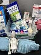 Assortment of Medical Products: Blood Pressure Cuff, BP Monitor, Body Wrap, Etc.