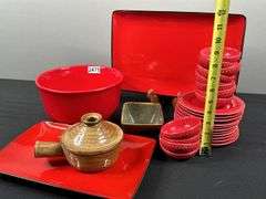 Sonoma Serving Plates, Bowls & JC Penny Saucer Plates & Sauce Bowls