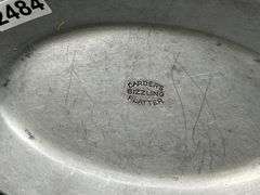 #334 Wagner Ware AL Carder Sizzling Steak Platter & Mini Cake Pan